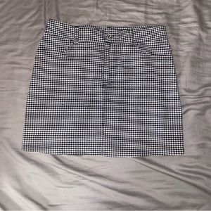 Forever 21 girls gingham checkered skirt